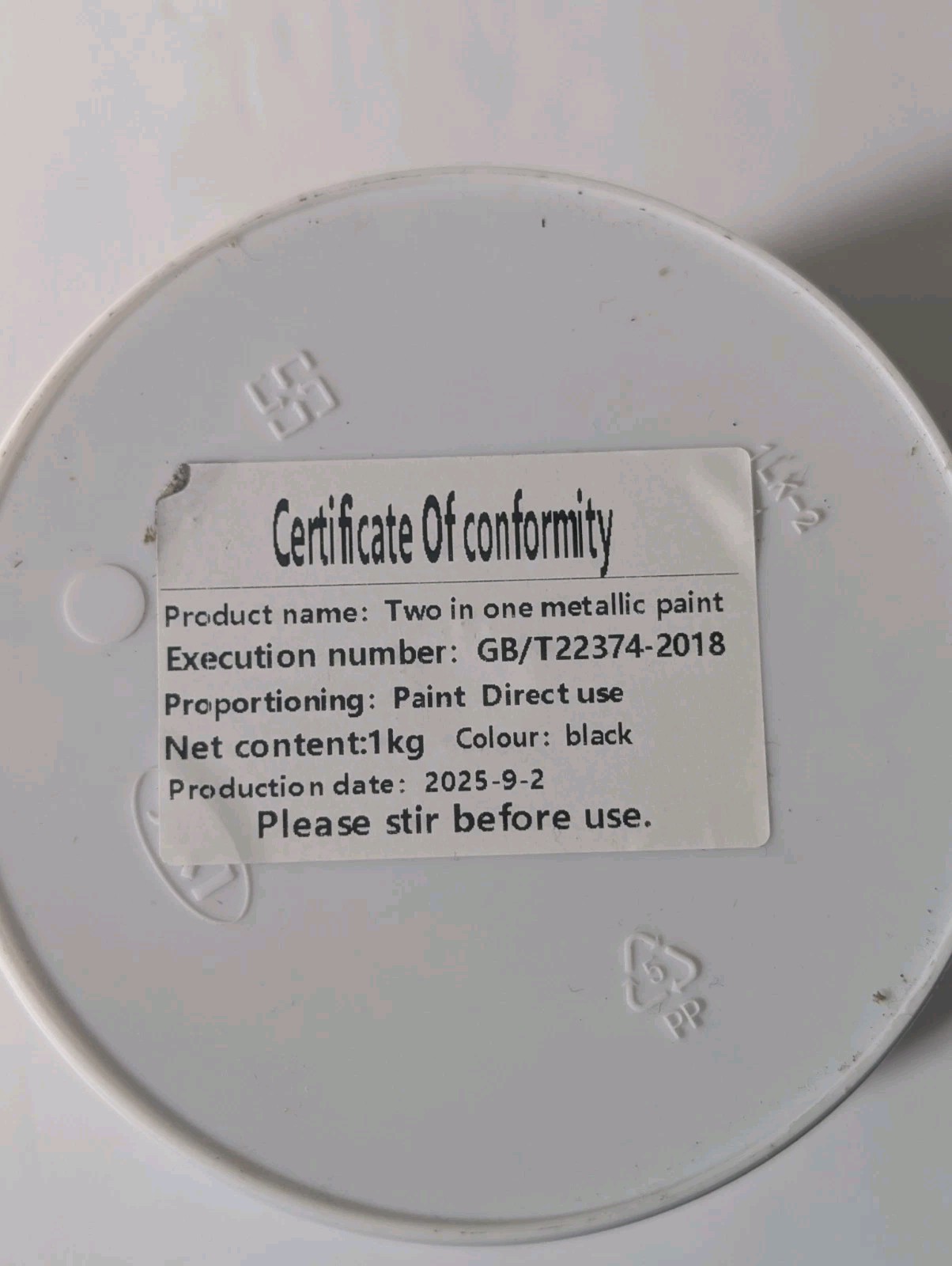 Autosel 2-in-1 Rust Conversion Paint 1kg Black Metal Primer Inhibitor New gallery