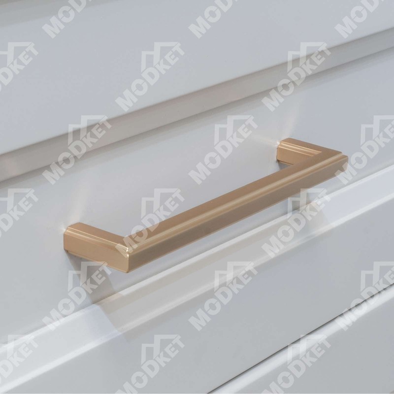 Solid Brushed Champagne Gold Cabinet Pulls Knob Handle Kitchen Bath Hardware gallery