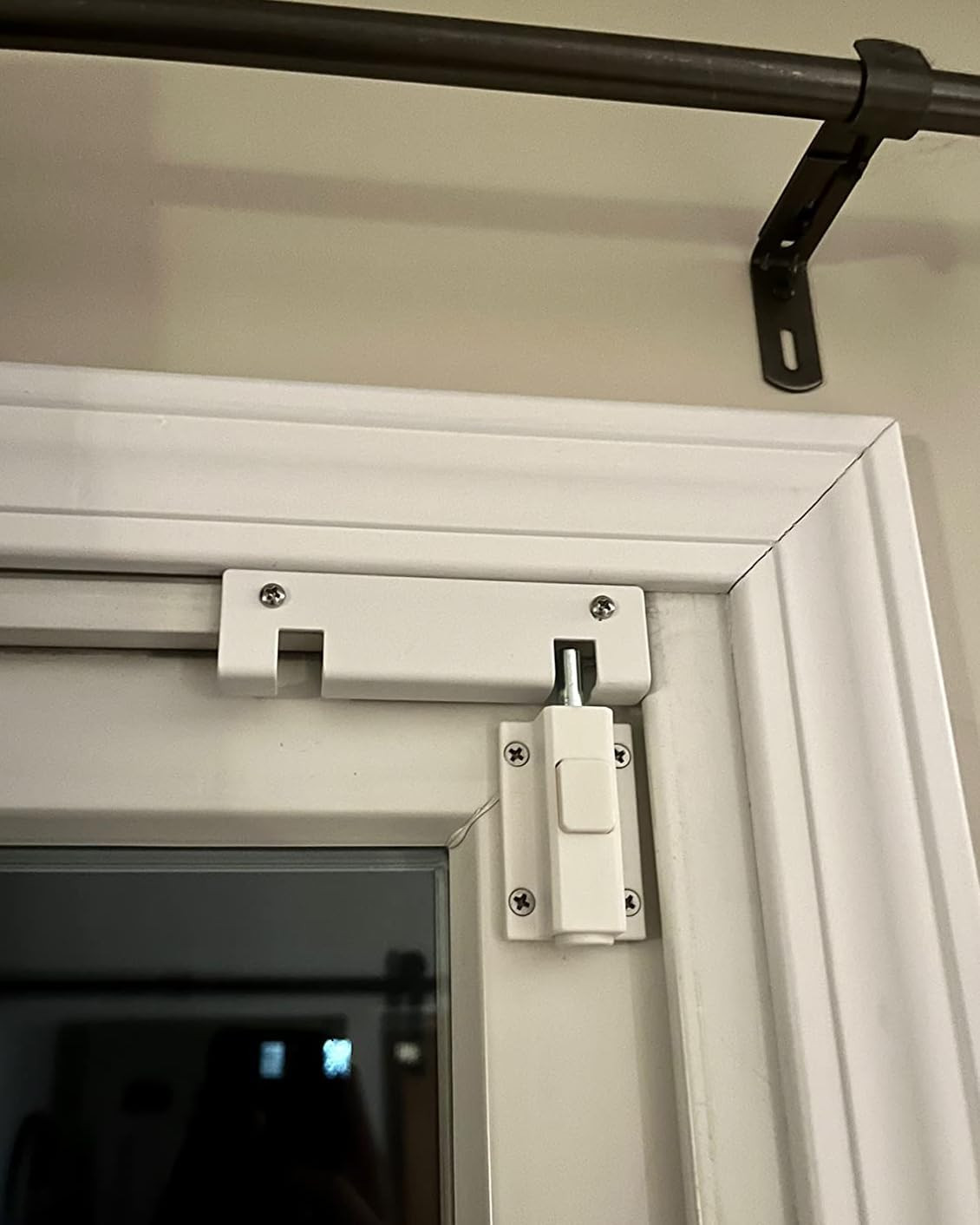 Sliding Door Security Lock - Sliding Patio Door Lock for Glass Doors, Child Safe gallery