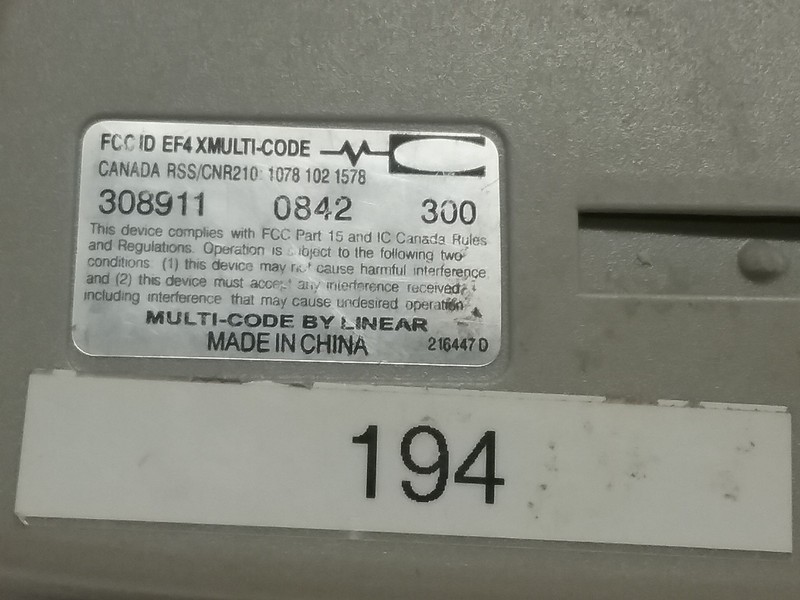 Multi-code single button Garage Door & gate remote opener 308911 gallery