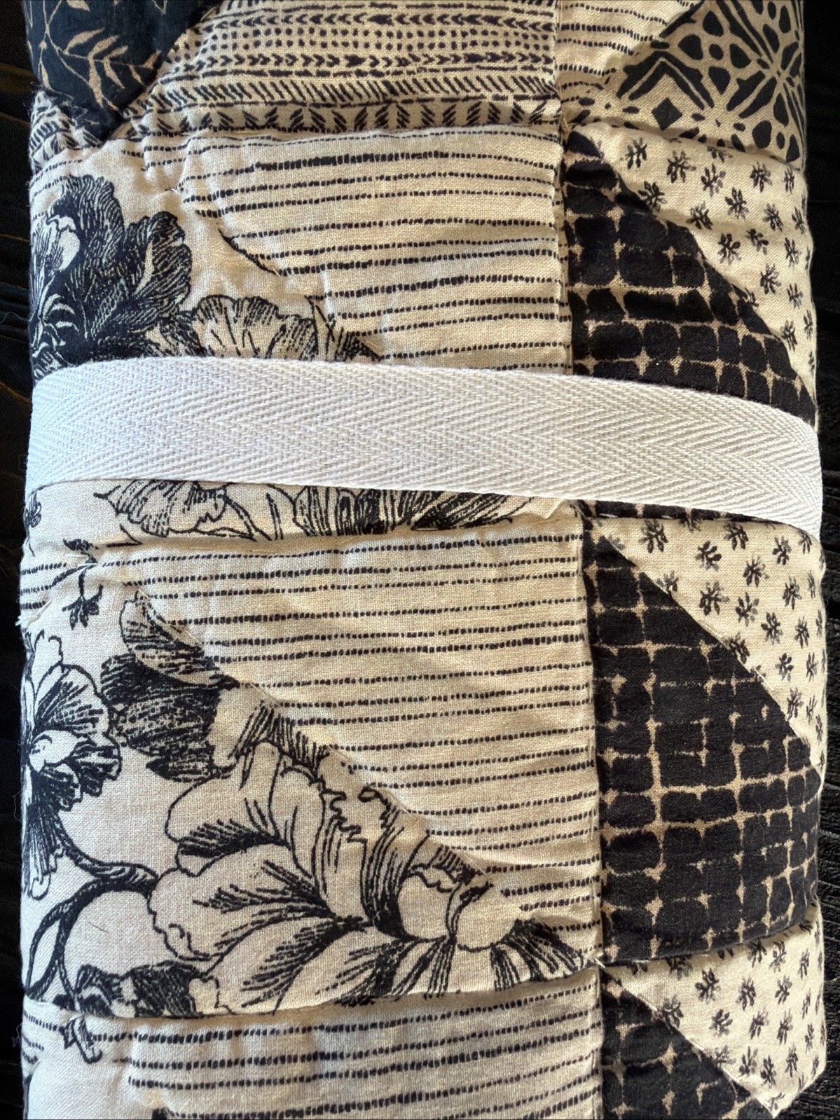 Pottery Barn Sawyer Reversible Quilted Single (1) Euro Sham NEW Sample gallery