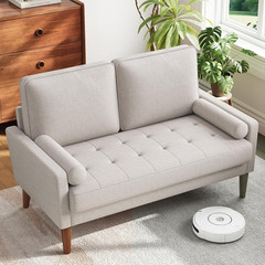 Vesgantti Loveseat Sofa with Solid Wood Legs, 48″ Small Couches for Small Spaces