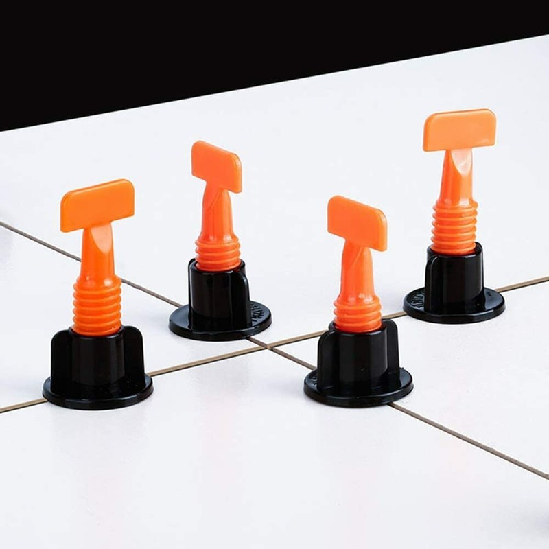 100PC-400pcs Tile Leveling System Kit Reusable Tile Spacer Wall Floor Clips Tool gallery