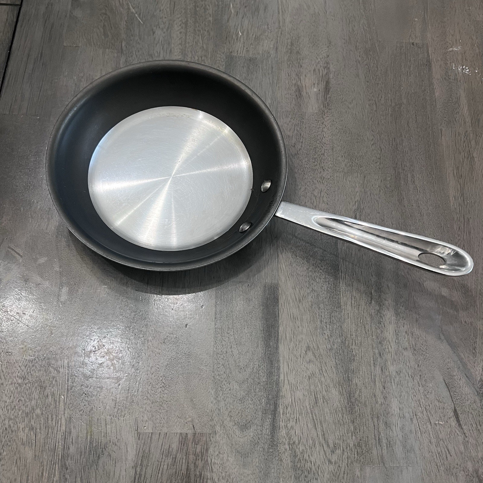 All-Clad D5 8” Stainless Fry Pan Made USA Normal Use Marks gallery