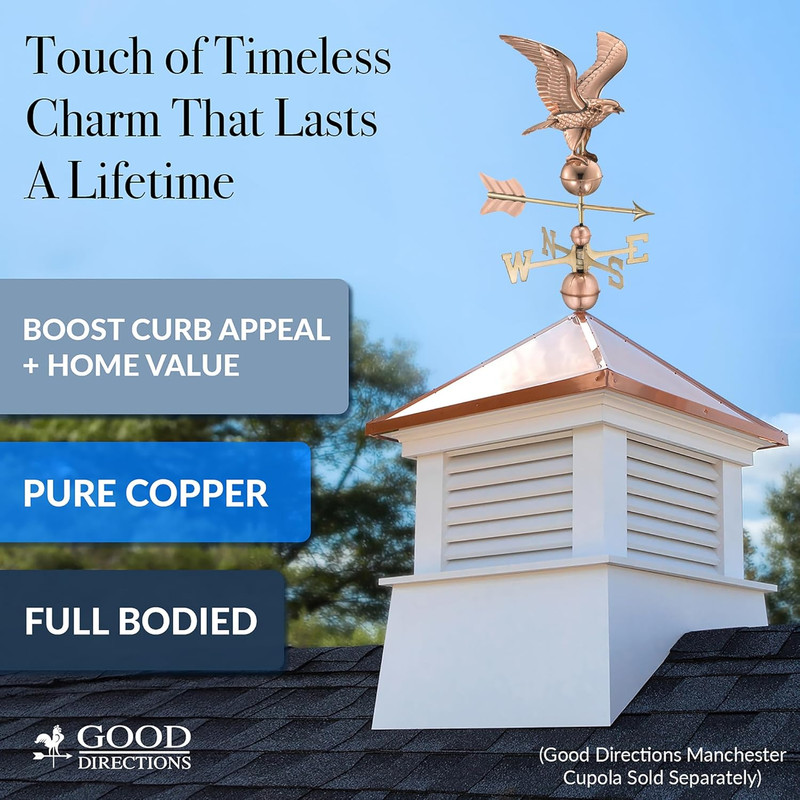 American Eagle Weathervane, Pure Copper gallery