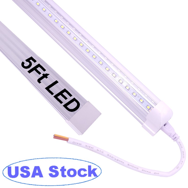 V Shape LED Tube Bulb 5Ft T8 Integrated Light Retrofit Fluorescent Lamp 25 PACK gallery