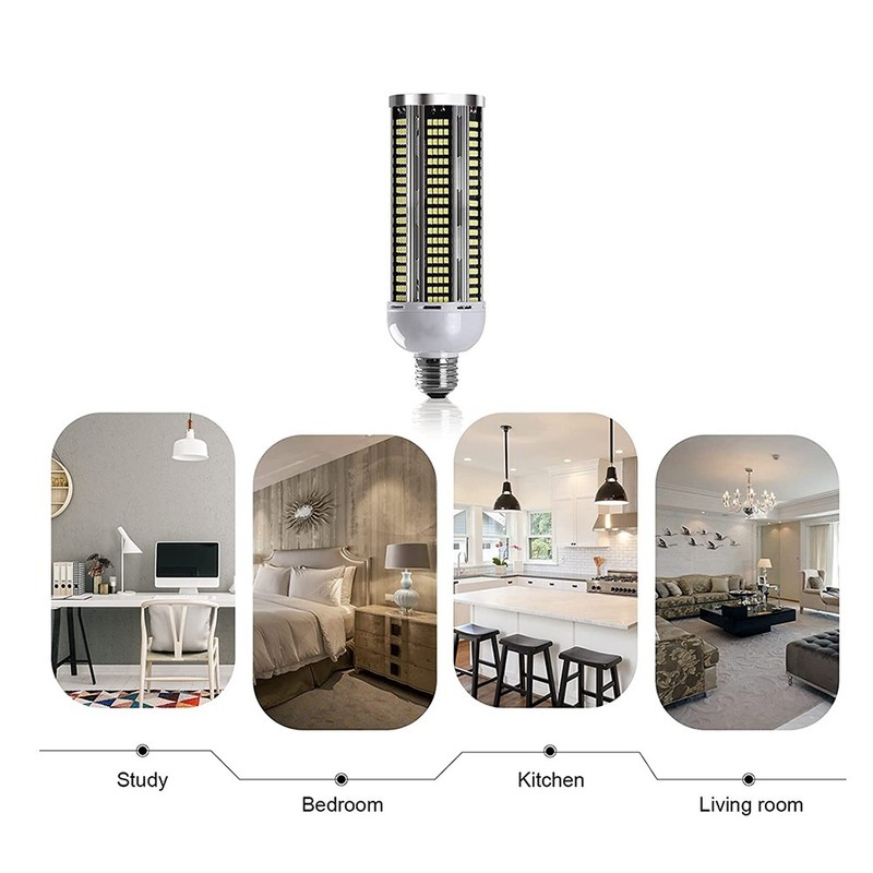 400W Equivalent LED Corn Light Bulb 40W 5000Lumen 5000K Daylight White E26/27 gallery