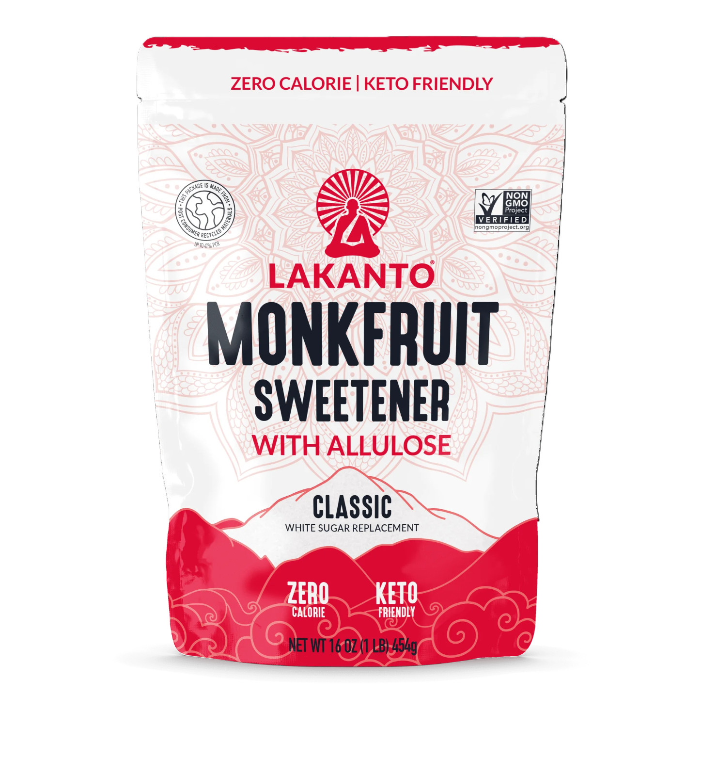 Lakanto Classic Monk Fruit Sweetener with Allulose, 1 lb, 1 Count gallery
