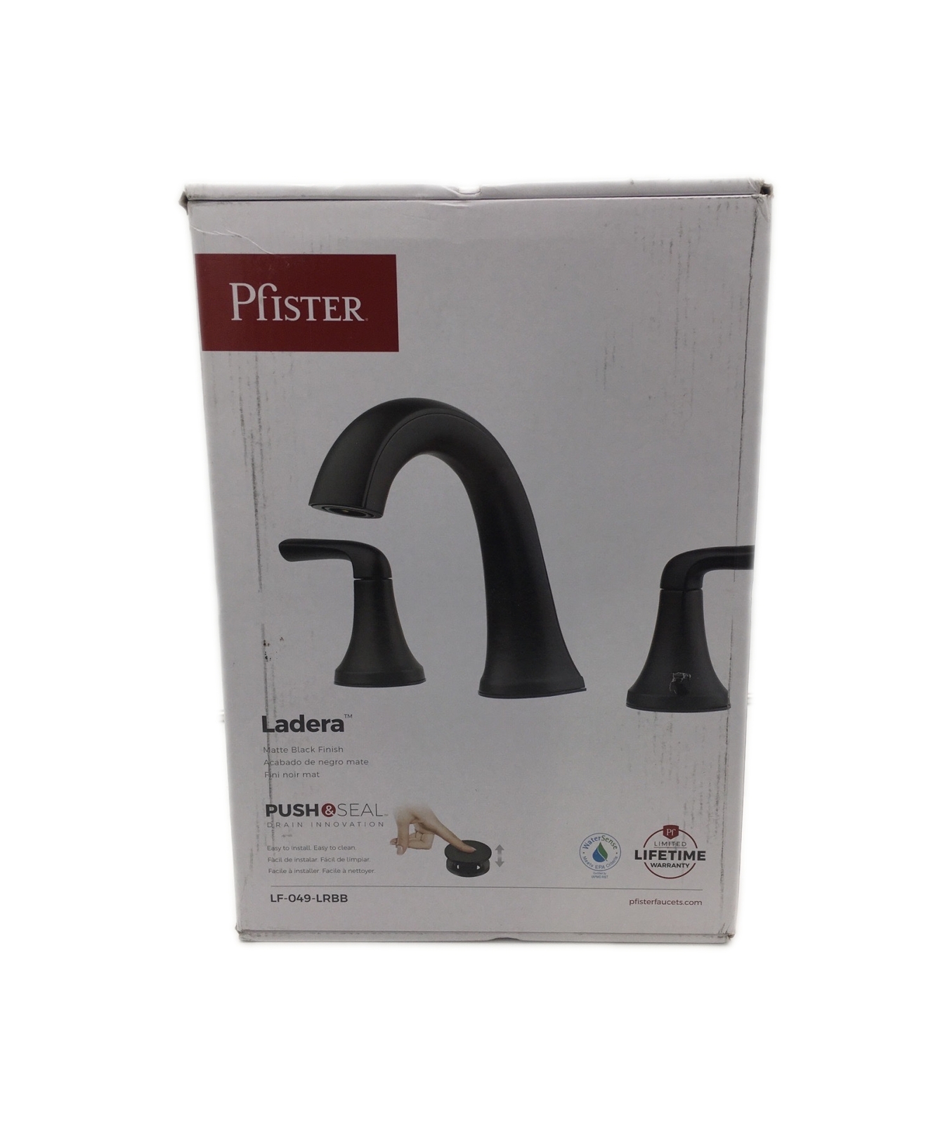 Pfister Ladera 8 in. Widespread 2-Handle Bathroom Faucet in Matte Black gallery