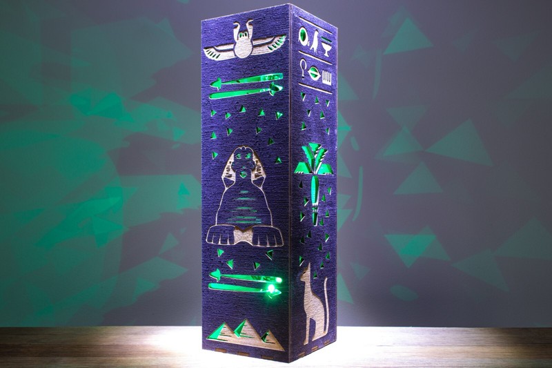 Sphinx Pyramid Night Lamp | Ancient Egypt Design Lantern gallery