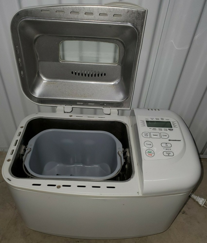 Breadman TR845 Automatic Bread Machine Dough - Tested WORKS! With Pan & Paddle!