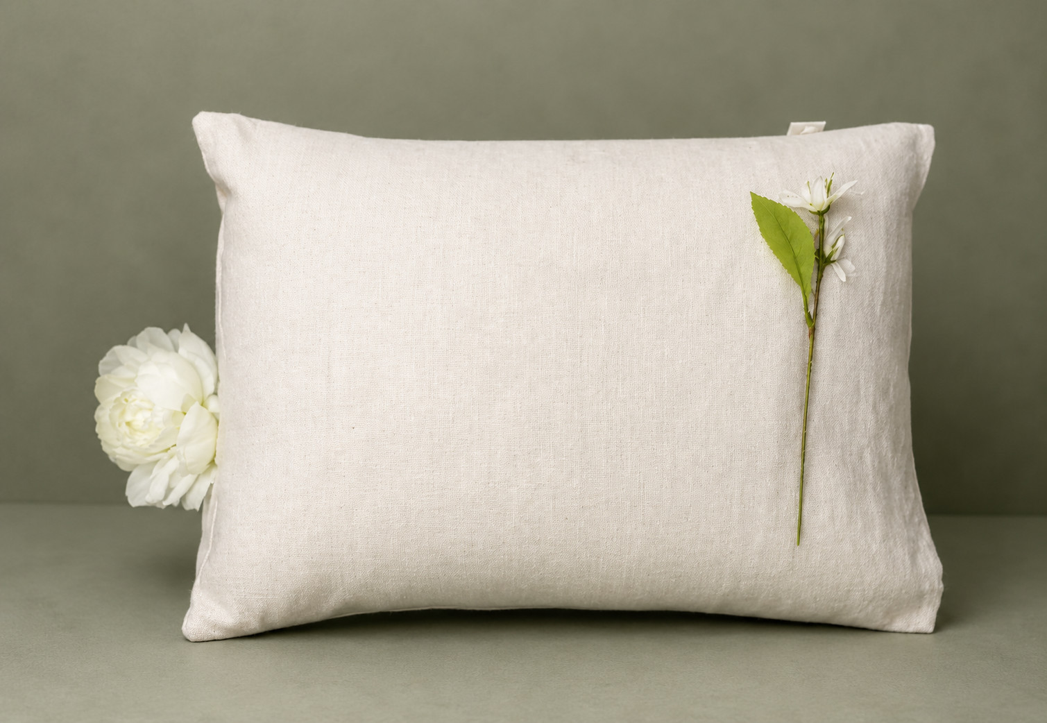 Linen Buckwheat Pillow | Natural Neck Support, Adjustable Fill gallery