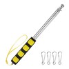 1-Pack Telescopic Handheld Flagpoles, 5.2ft/1.6m Stainless Steel Pole [Yellow] gallery