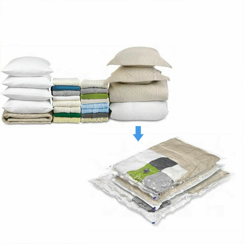 Durable 32x40" Extra Large Vacuum Storage Bags Travel Seal Organizer Space Saver gallery