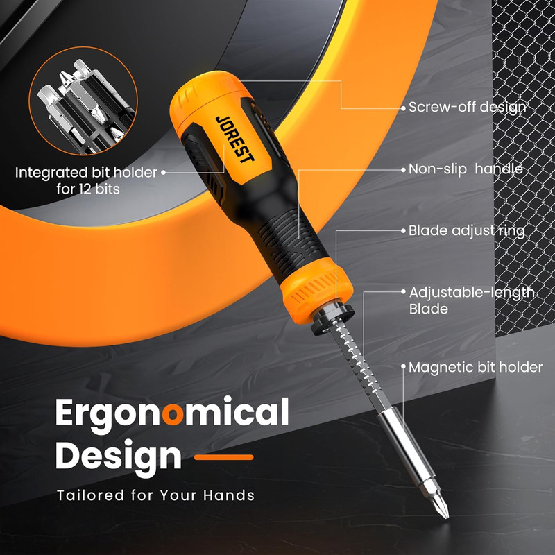 25 in 1 Multi Bit Screwdriver Set Multitool Screw Driver with Torx, Tool Gifts f gallery