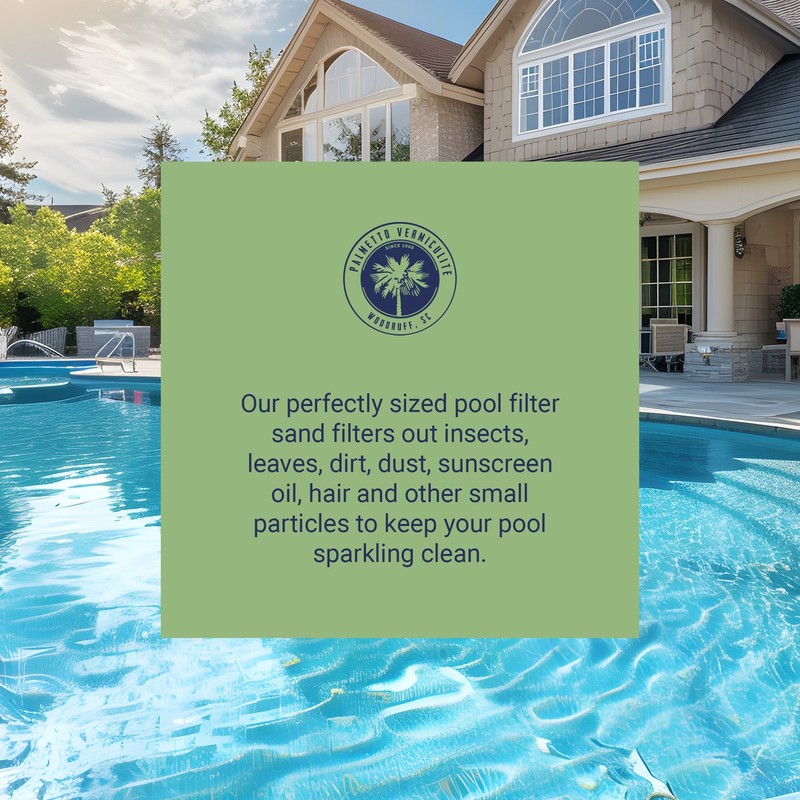 Palmetto Filter Sand for Residential Commercial Pool Filters, 50 lb (4 Pack) gallery