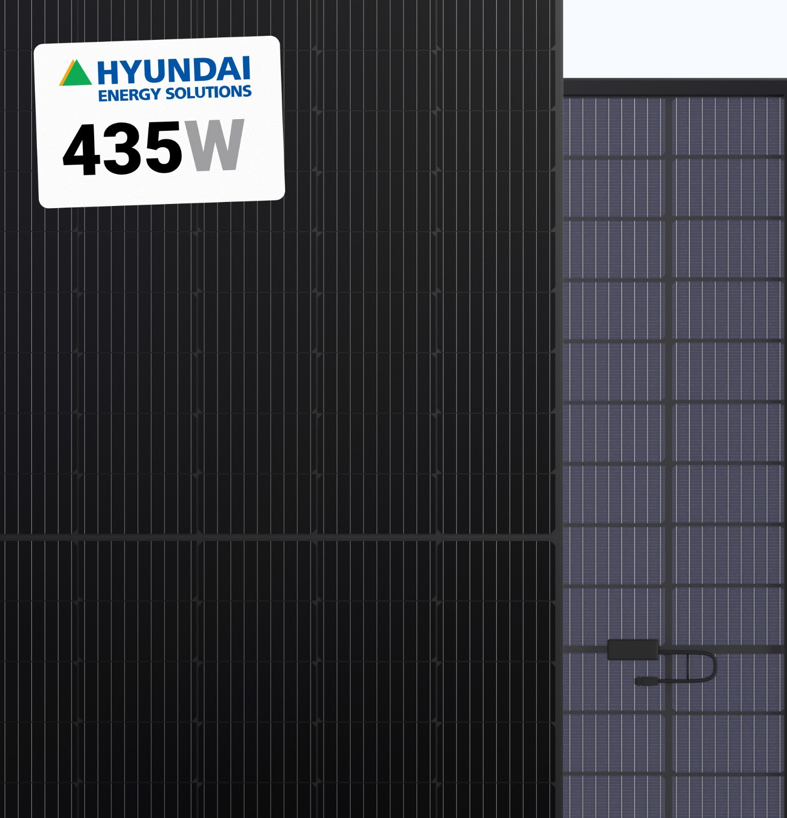 Hyundai 435W Solar Panel 108 Half-Cell HiN-T435NF(BK) gallery