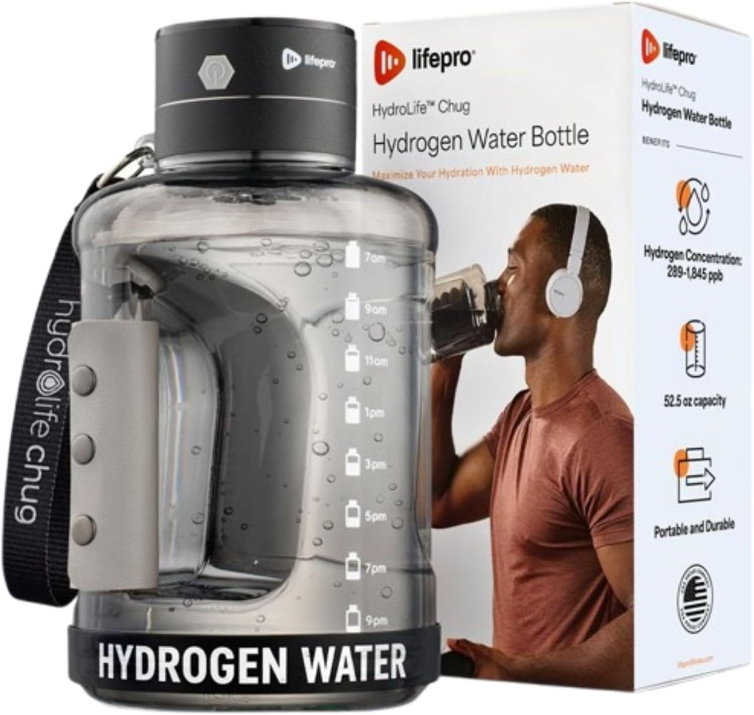 Lifepro Generator w/ SPE/PEM Technology Hydrogen Water Bottle (Open Box) gallery