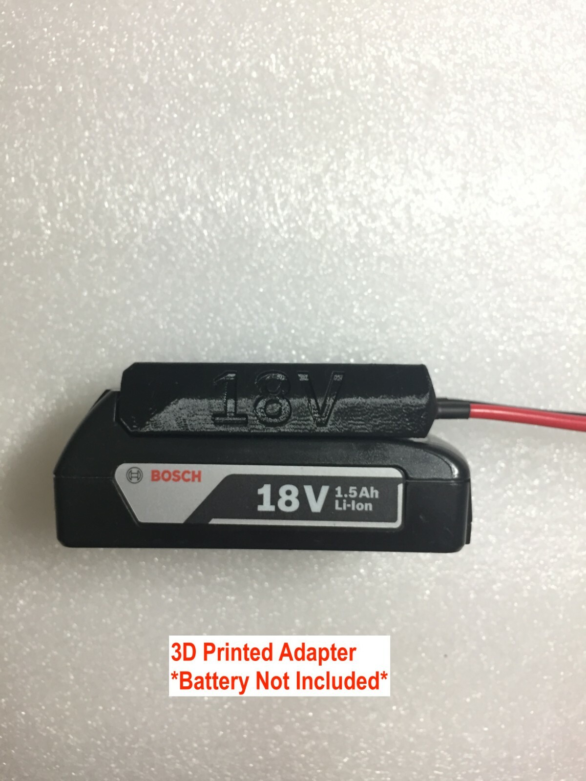 battery adapter for Bosch 18v dock power connector 18 volt12 gauge robotics gallery