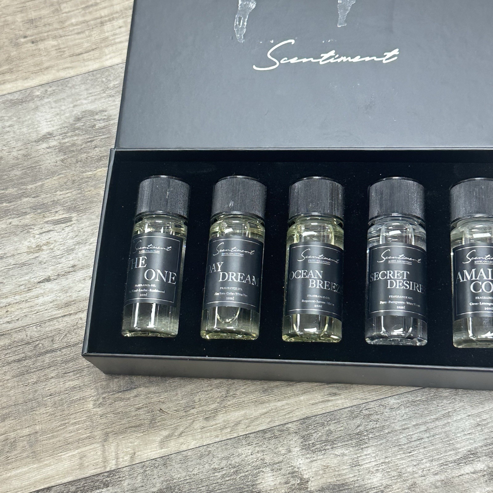Scentiment Hotel Collection Diffuser Oil Discovery Set - 5 Scents - Open Box gallery