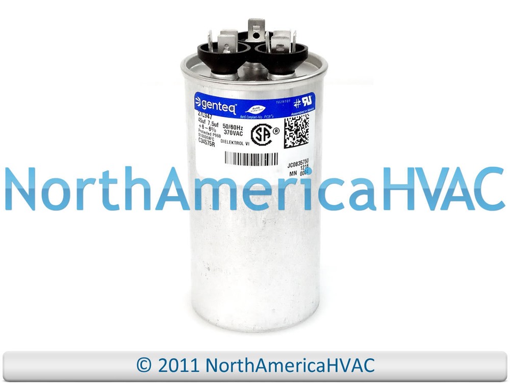 Capcom Capacitor 45/7.5 uf 370 Volt VAC Fits GE Genteq 27L947 27L947BZ3