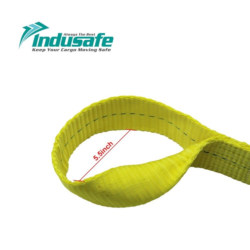 Indusafe Twisted Eye Lifting Sling Straps Industrial Web Sling 3100LBS 3/6/9 FT gallery