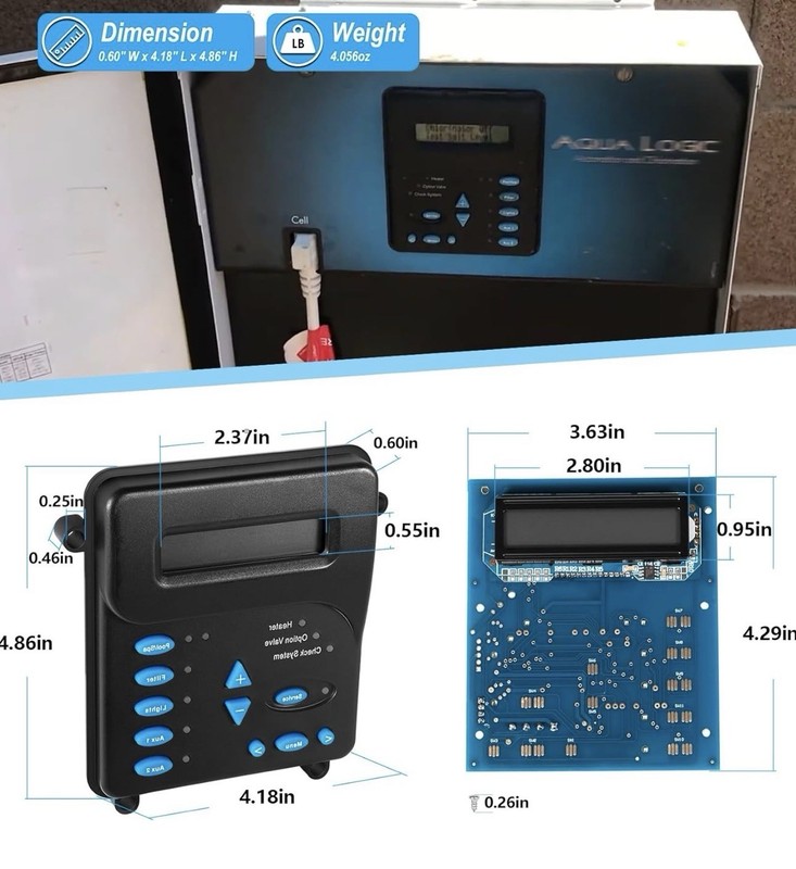 GLX-Local-P-4 Display Controller Keypad Board Replacement with Control Board gallery