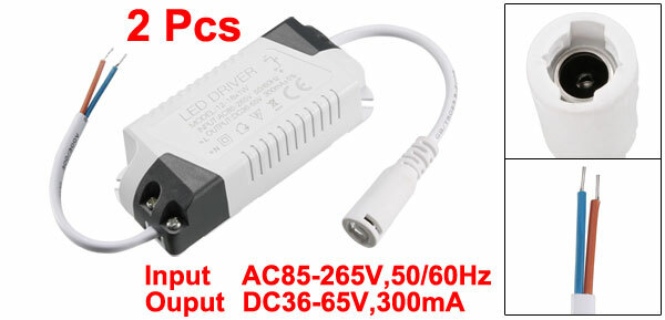 2pcs LED Driver Power Supply Transformer AC85-265V Current 300mA 12W - 18W gallery