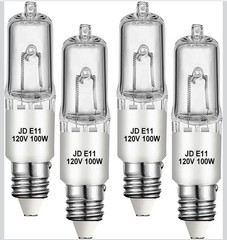 JDE11 120V 100W E11 Halogen Bulb Replacement E11 LED Mini Candelabra Dimmable