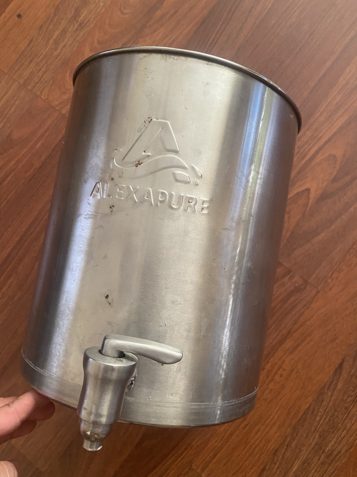 Alexapure Pro Stainless Countertop Water Filter System bottom Section gallery