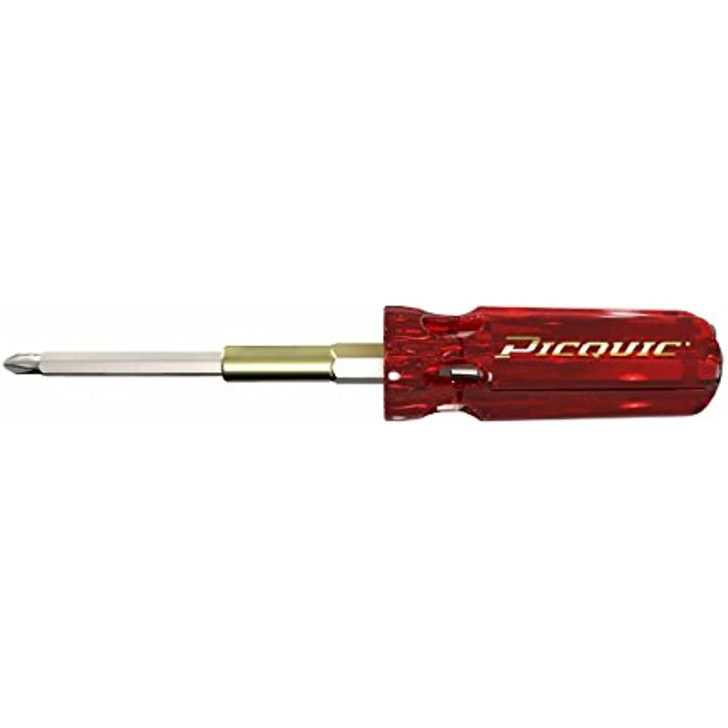 PICQUIC SIXPAC Plus 7 pc. Multi-Bit Screwdriver 6 in. gallery