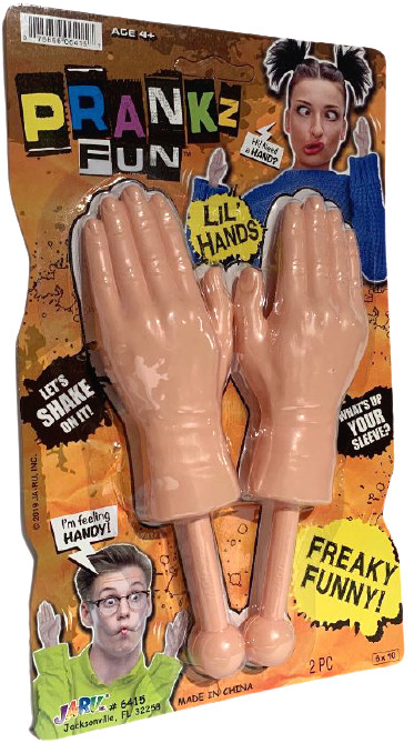 Funny TINY HANDS Mini Little Prank Joke Costume Toy Gag Gift Trick Up Sleeves 2 gallery