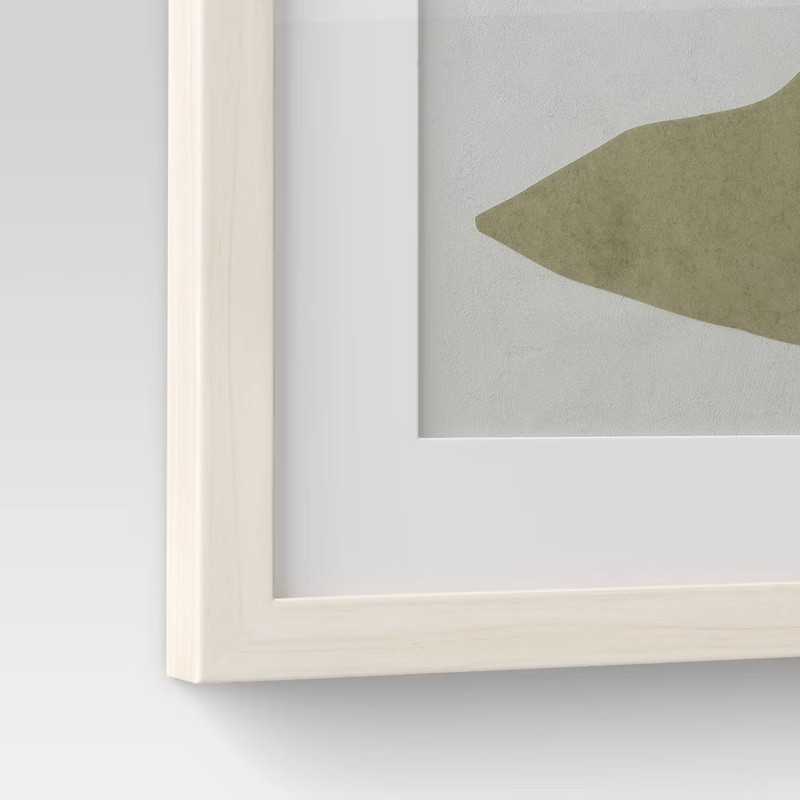 Threshold Botanical Leaf Duo Minimalist Poster Modern Set of 2 16"x20" Wall gallery