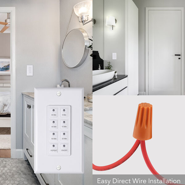 BN-LINK Countdown Digital In-wall Timer Switch 5-15-30-60 mins 2 4 hours For Fan gallery