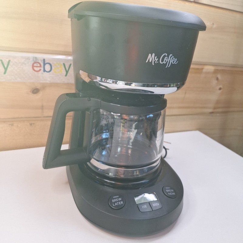 TESTED Mr. Coffee 5-Cup Programmable Coffee Maker - Black , no Box gallery