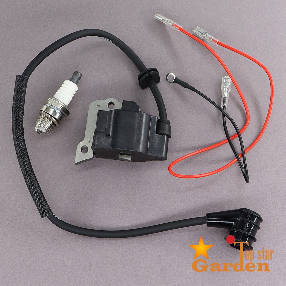 Ignition Coil For Ryobi RY3714 RY3716 RY3818 Chainsaw with Spark Plug gallery