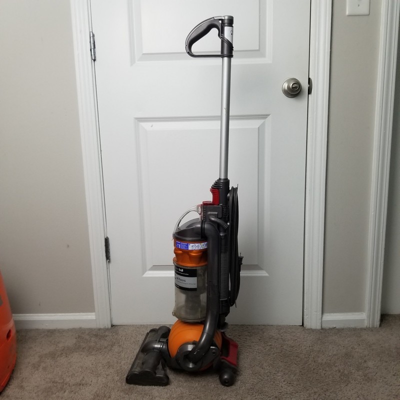 Dyson DC24 Multi Floor Small Roller Ball Vacuum Cleaner Orange Tested - READ gallery