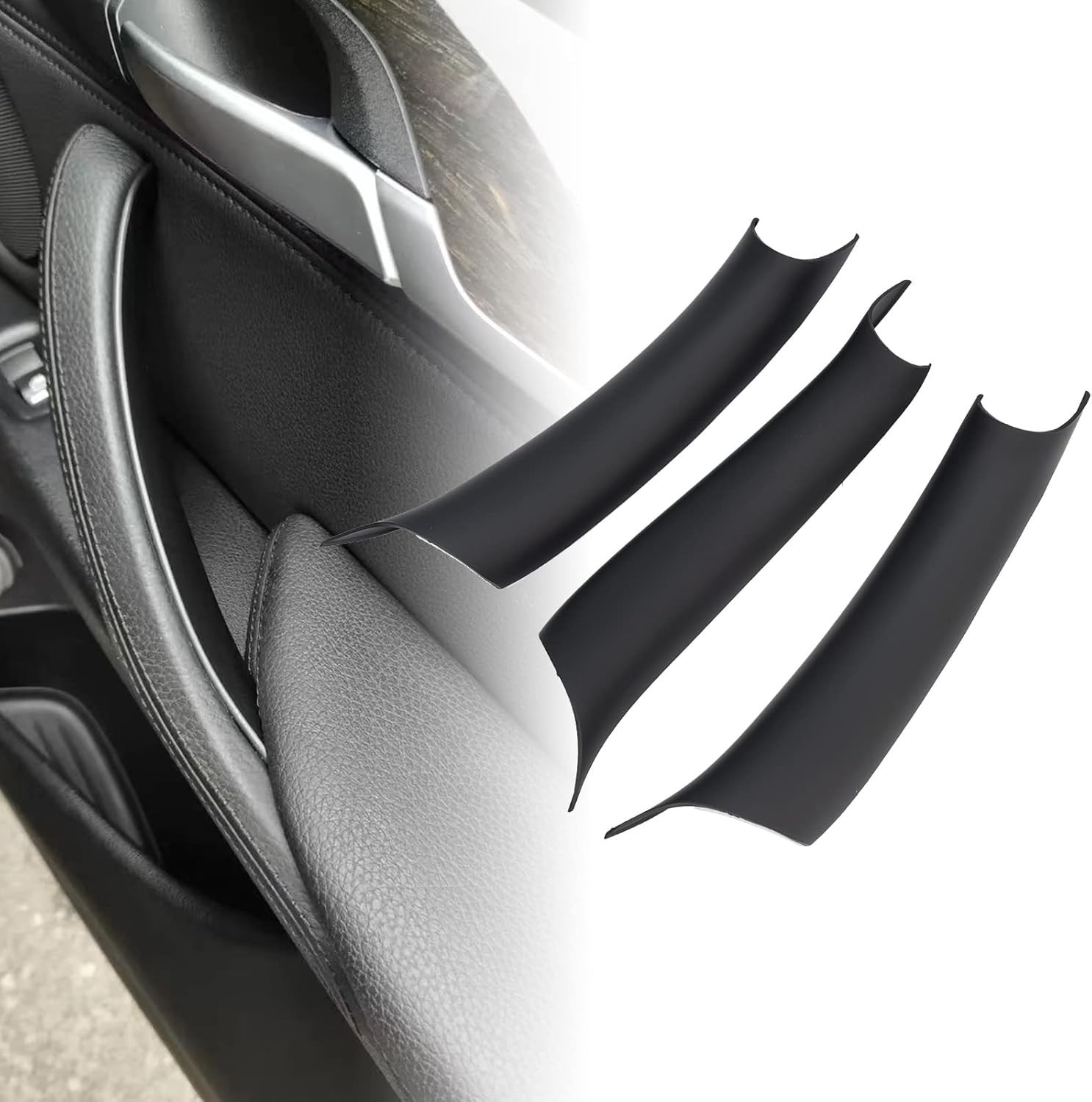 Door Pull Handle Covers Compatible with BMW X5 Series F15/F85 2014-2018, BMW X6 gallery