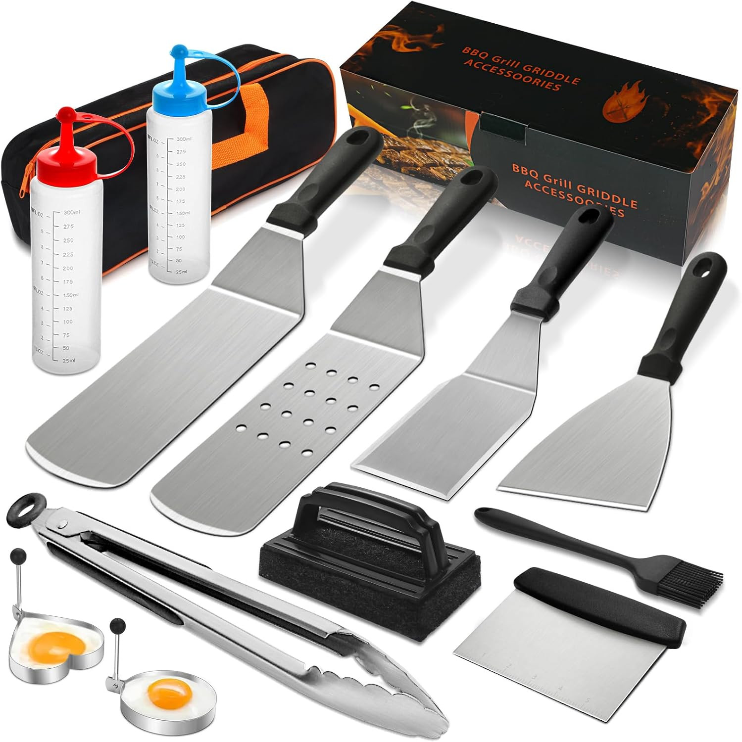 14PCS Griddle Accessories Kit, Flat Top Grill Accessories Set for Camp Chef gallery