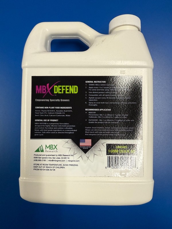 MBX DEFEND - Prevention and control Mites, Powdery Mildew, Aphids - CONCENTRATED gallery