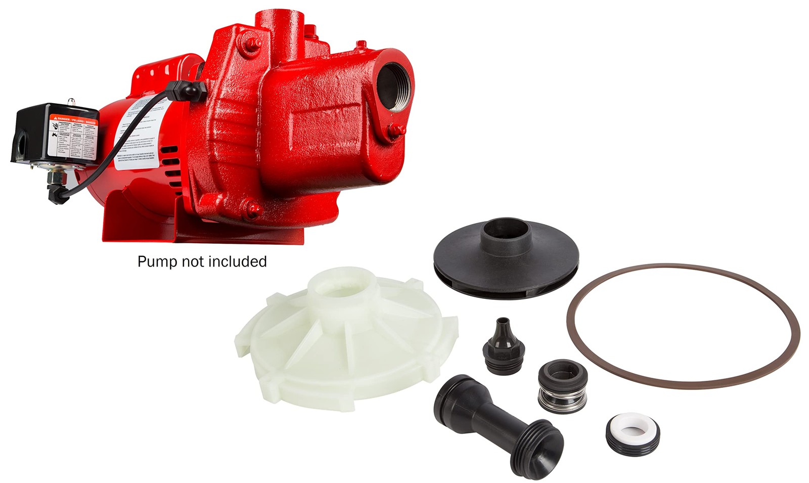 Red Lion 305584006 Overhaul Kit for RJS-50-PREM 1/2 HP Shallow Well Jet Pump gallery