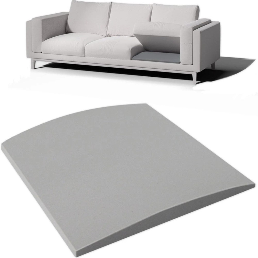 2 Couch Cushion Support for Sagging Seat 20" X 20" High Density Curved Foam Sofa