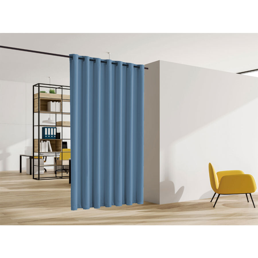 Blackout Room Divider Panel Privacy Partition Heavyweight Premium Fabric gallery