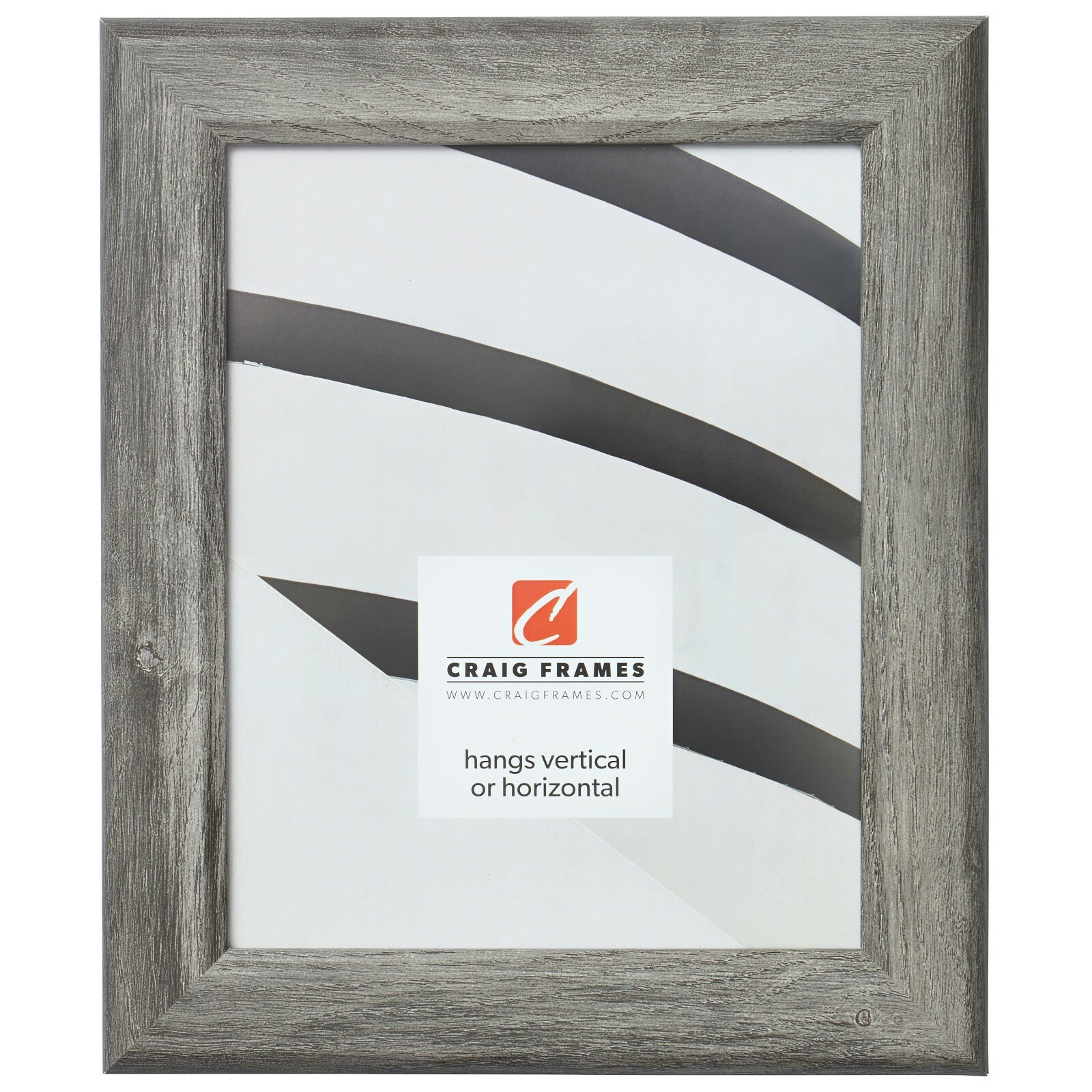 Craig Frames Arthur, 1.5 Inch Wide Gray Barnwood Picture Frame Poster Frame gallery