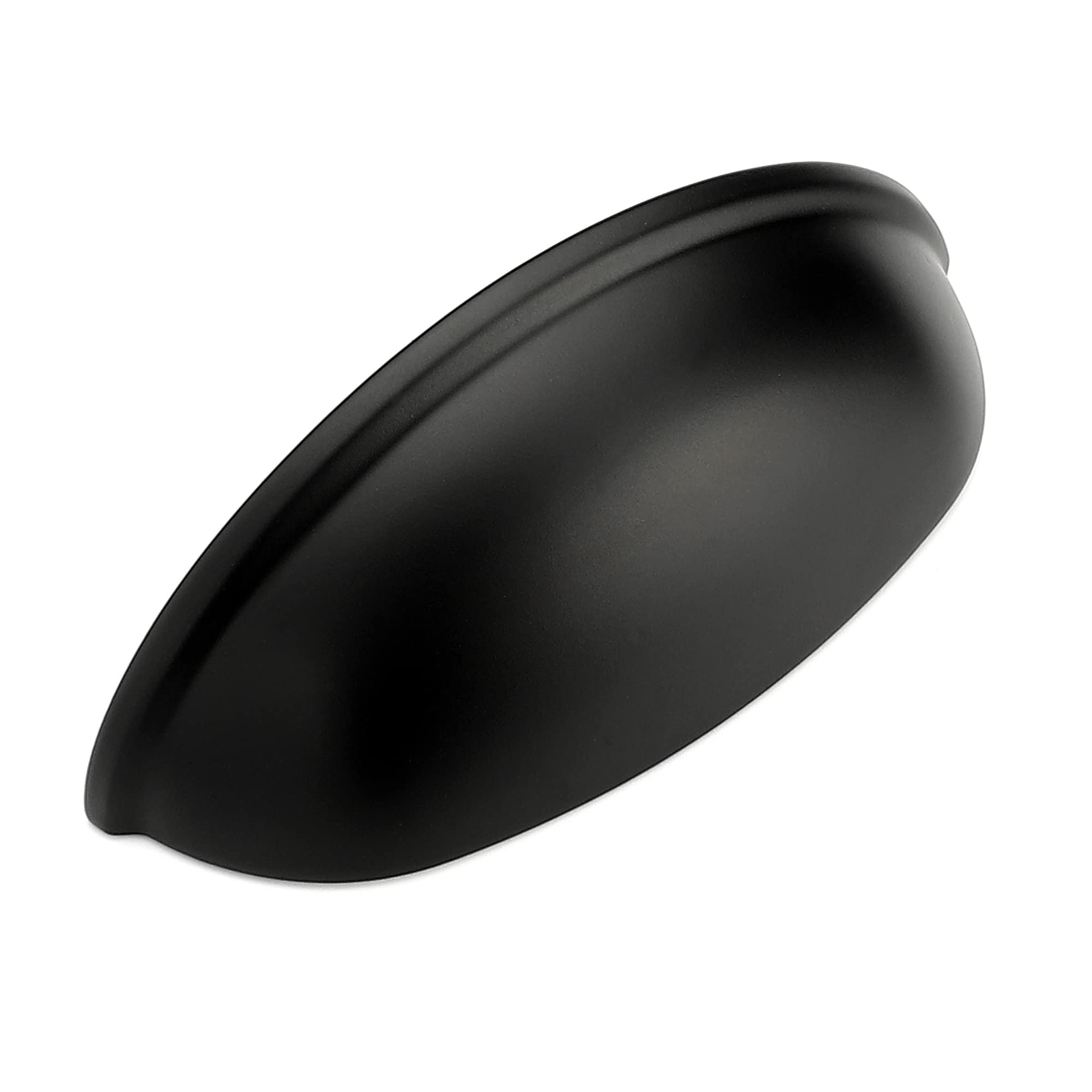 30 Pack Matte Black Cup Pulls 3 Inch Drawer Handles Kitchen Cabinet Hardware gallery