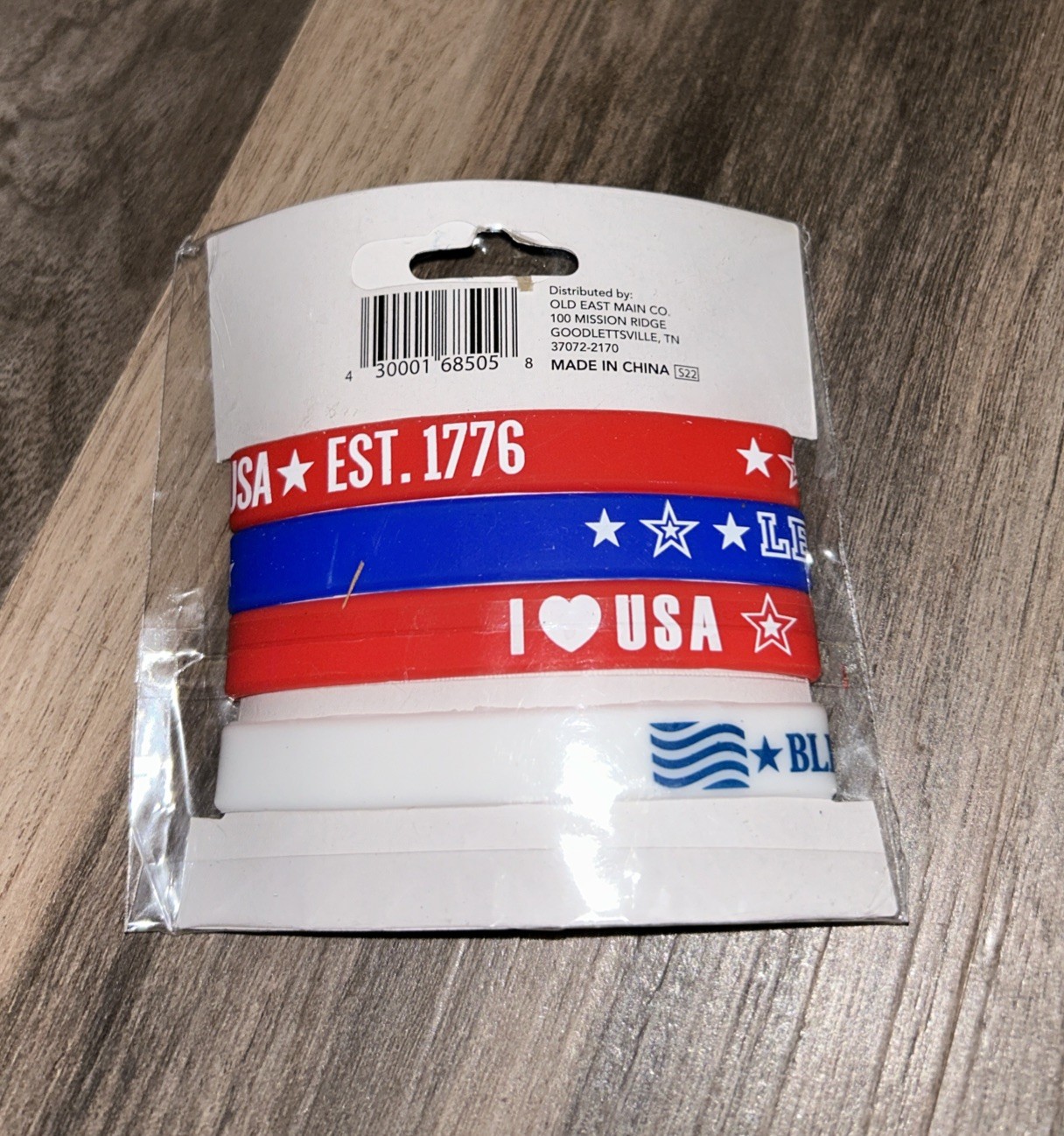 Patriotic Novelty Braclets 4 Count gallery