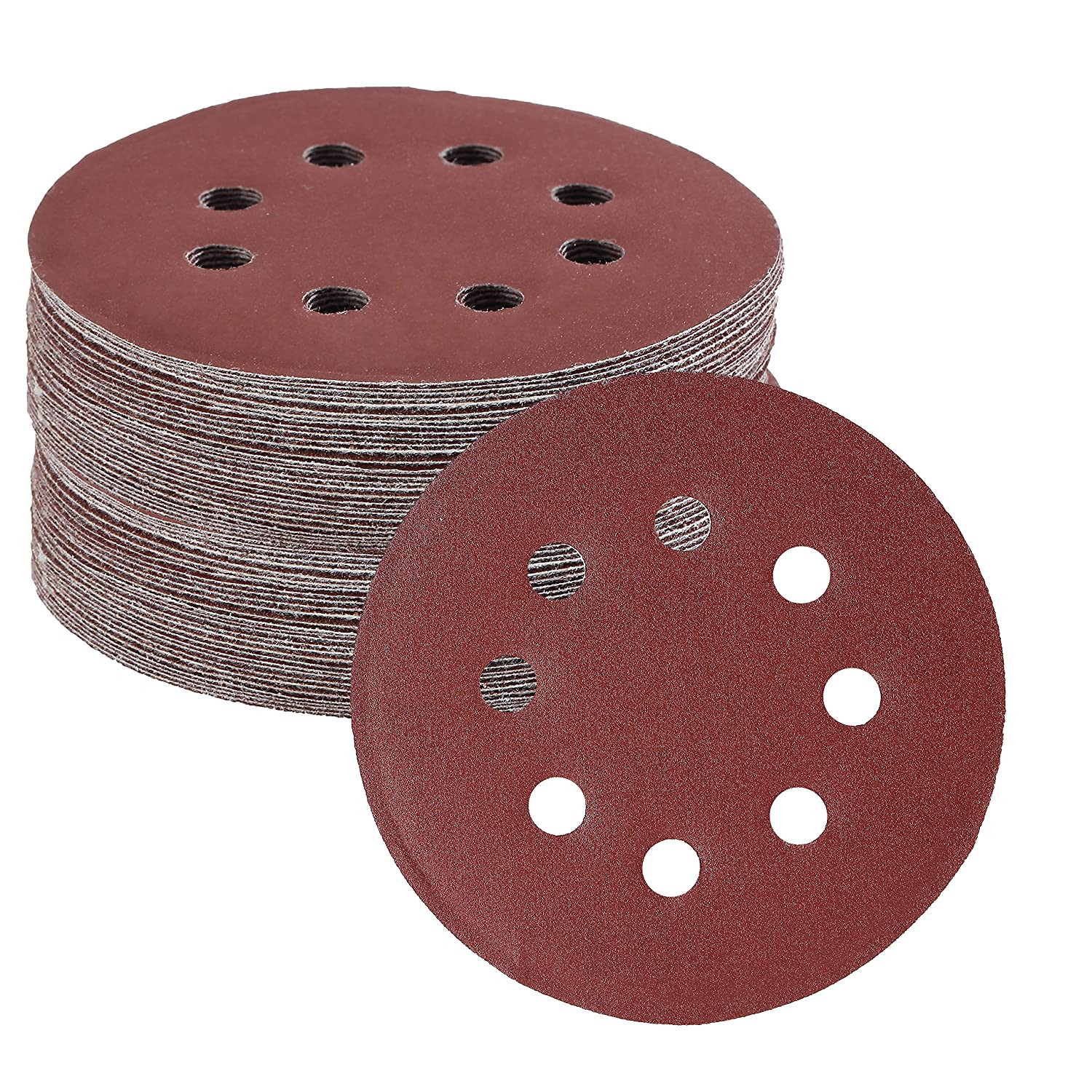 Sanding Discs 5 Inch 8 Hole 30 Pack Assorted Grits 40 80 120 220 320 60 gallery