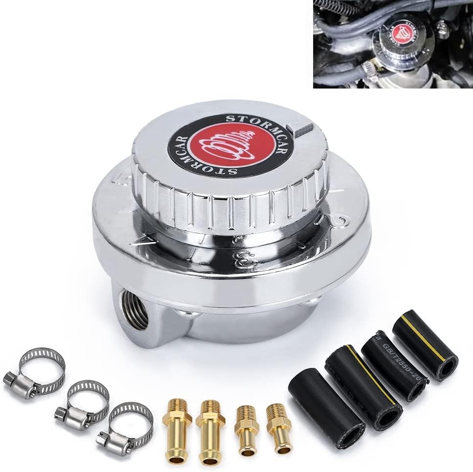 Manual Adjustable Fuel Pressure Regulator Carburettor Carb Fuel Pump FPR gallery