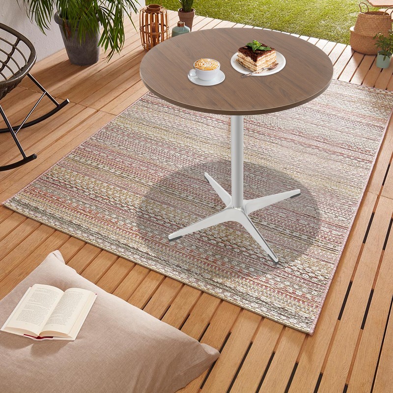 Round Dining Table, Space Saving Dinner Table, Rustic Dining Table gallery
