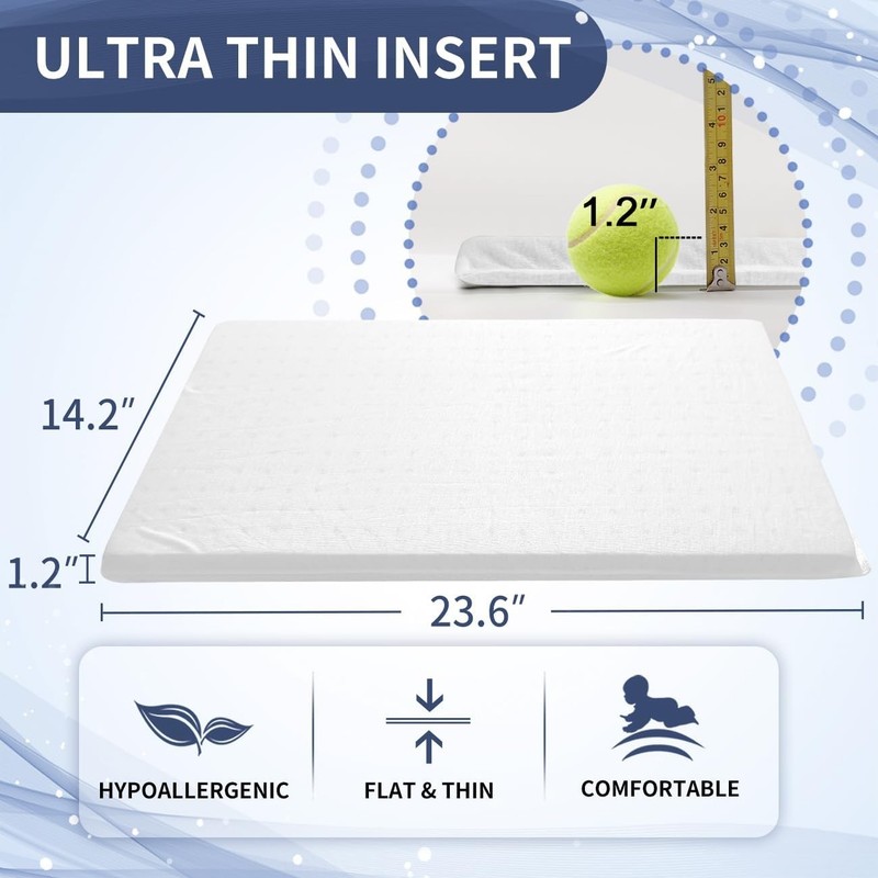 Adjustable Foam Pillow's One Layer - 1 Height 1.2'' Insert for Cervical Pillow gallery